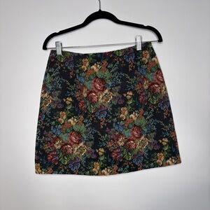 Louche Aubin Flower Mix Tapestry Mini Skirt Size 6